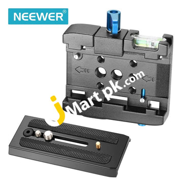 Neewer Aluminum Alloy Quick Shoe Plate Adapter With 1/4 Screw For Dslr Camera Camcorder Tripod -